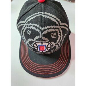 Clippers Cap hat Los Angeles Mitchell & Ness Snapback basketball black red blue
